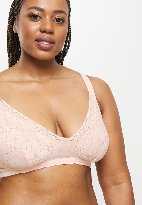 DORINA - Plus harper non padded bralette - pink