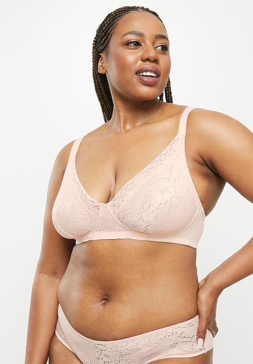 DORINA - Plus harper non padded bralette - pink