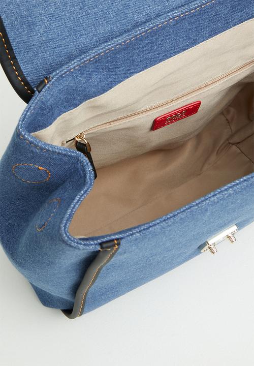 POLO - Denim backpack bag- blue