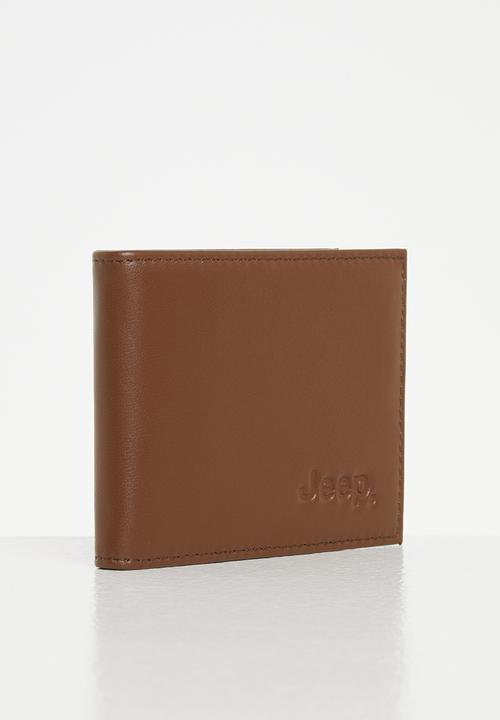 JEEP - Billfold wallet - mocha