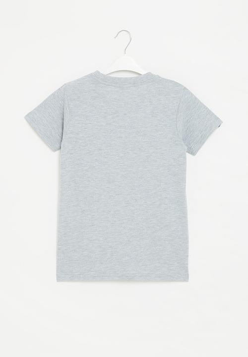 NBA - Nba core badge print tee - grey
