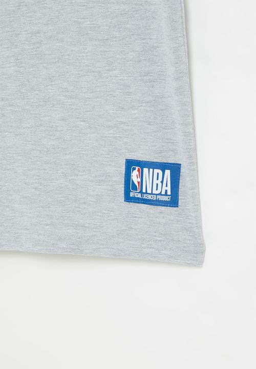 NBA - Nba core badge print tee - grey