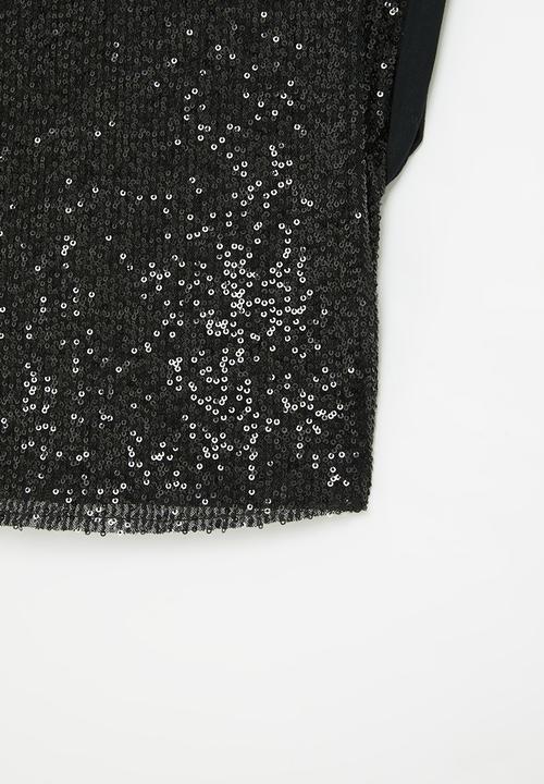 Superbalist - Sequin top - black