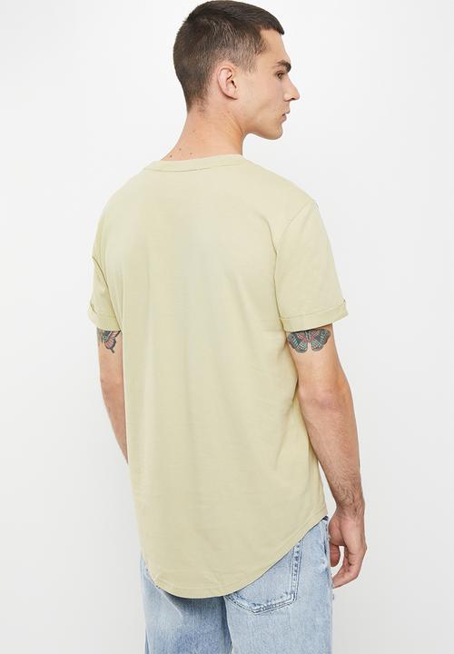 Calvin Klein - Badge turn up sleeve - wheat fields