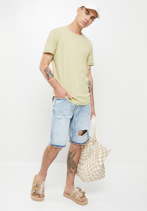 Calvin Klein - Badge turn up sleeve - wheat fields