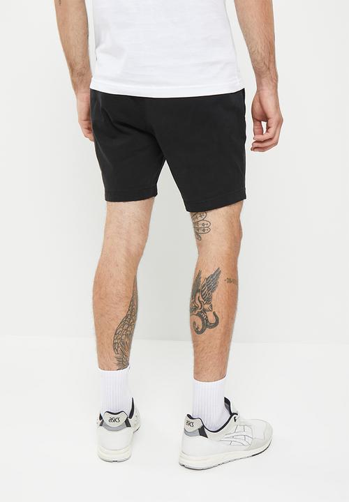 Calvin Klein - Skinny jogger chino short - black