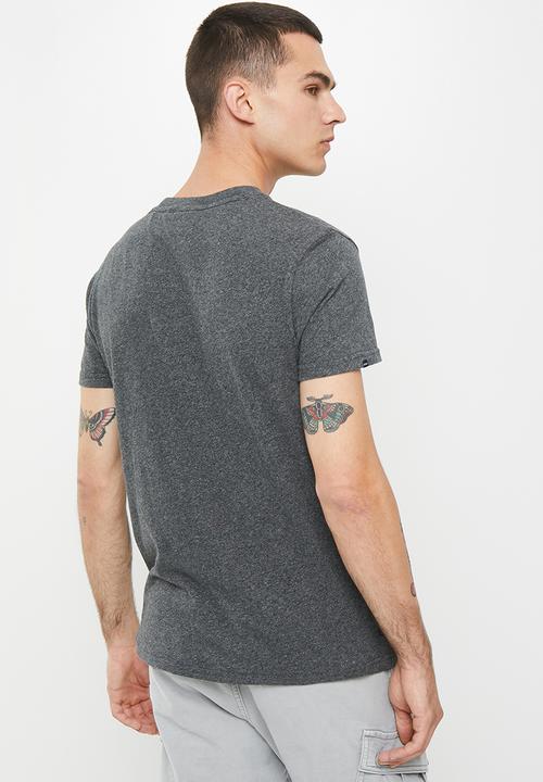 Superdry. - Vintage logo tee - asphalt grit