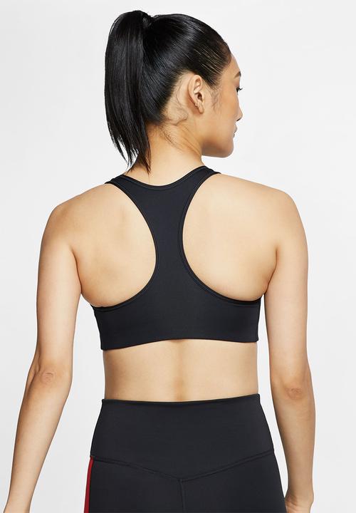 Nike - W nk df swsh 1pp bra - black/white