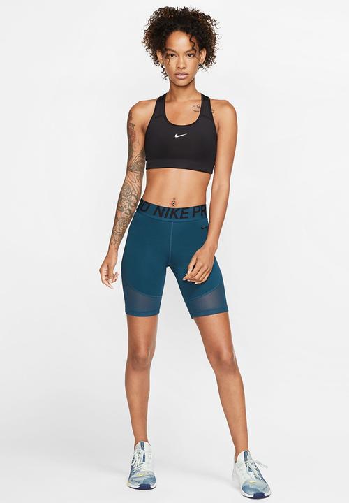 Nike - W nk df swsh 1pp bra - black/white
