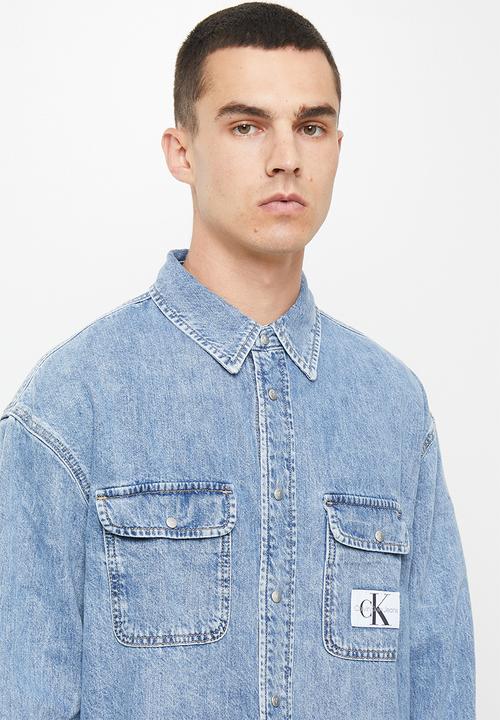 Calvin Klein - Oversized denim shirt - blue