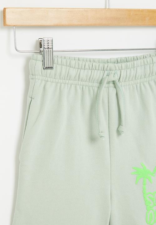 Superbalist - Printed sweat short - sage 