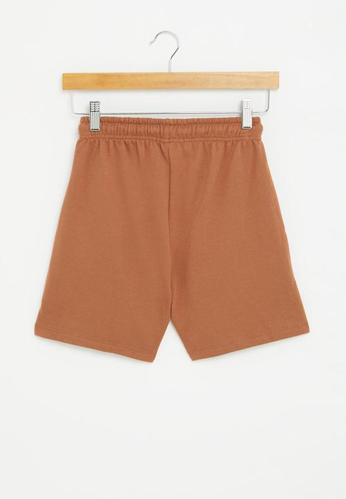 Superbalist - Printed sweat short - ochre