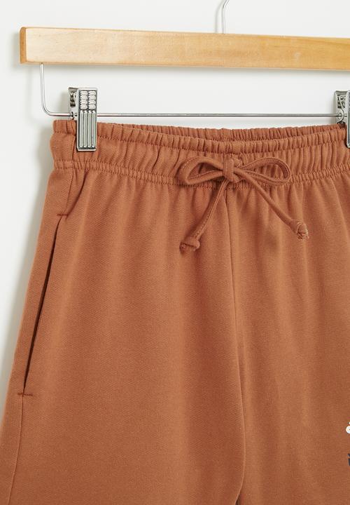 Superbalist - Printed sweat short - ochre