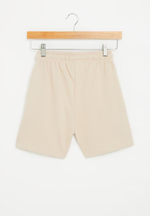 Superbalist - Printed sweat short - stone