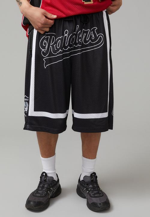 Factorie - Nfl baggy mesh short - lcn nfl black/raiders
