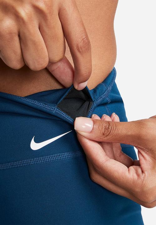 Nike - W nk one df mr 7in shrt - valerian blue/white