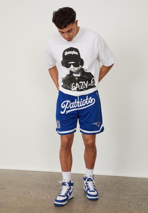 Factorie - Nfl basketball short - lcn nfl royal blue/patriots