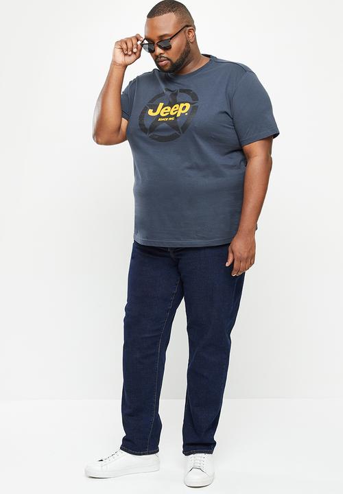 JEEP - Plus core logo tee - true navy