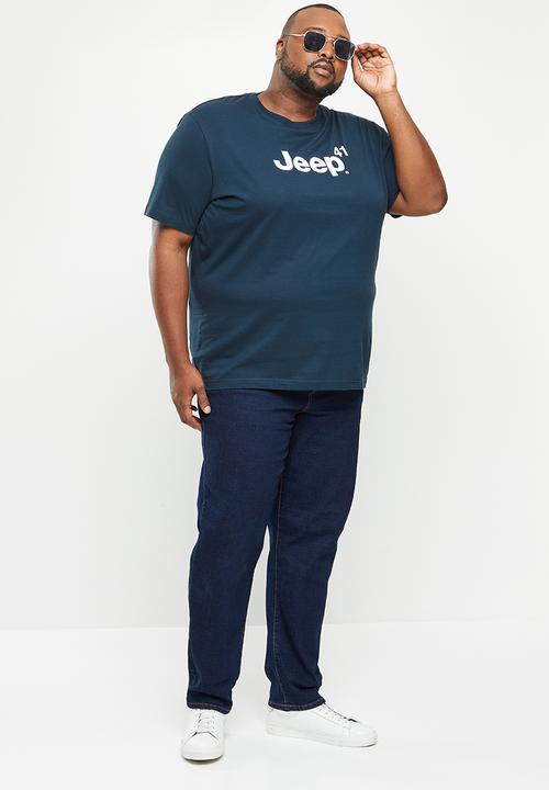 JEEP - Plus jeep 41 logo print tee - navy