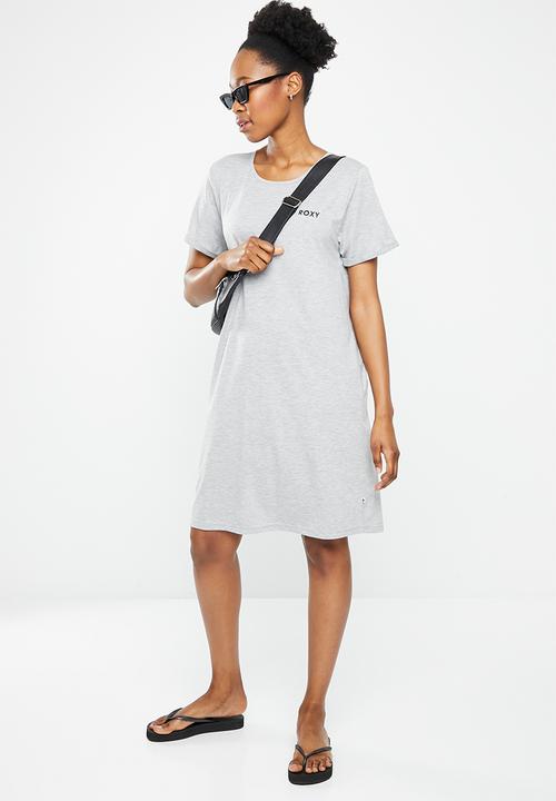 Roxy - Love sun tee dress - grey 