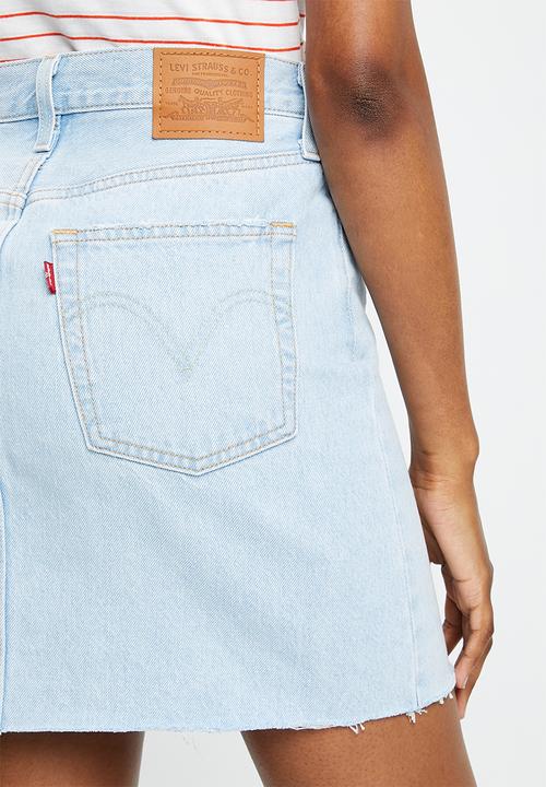 Levi’s® - High rise decon iconic bfly skirt - blue
