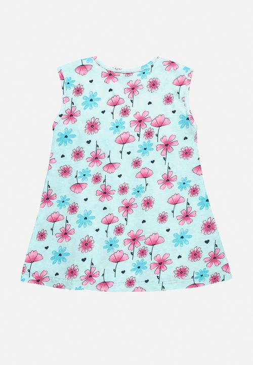 Bee Loop - Single jersey dress - light blue 