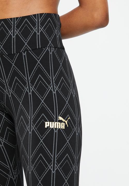 PUMA - Puma power deco glam leggings - puma black