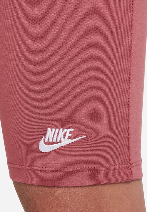 Nike - G nsw bike 9 in short  - canyon rust/white
