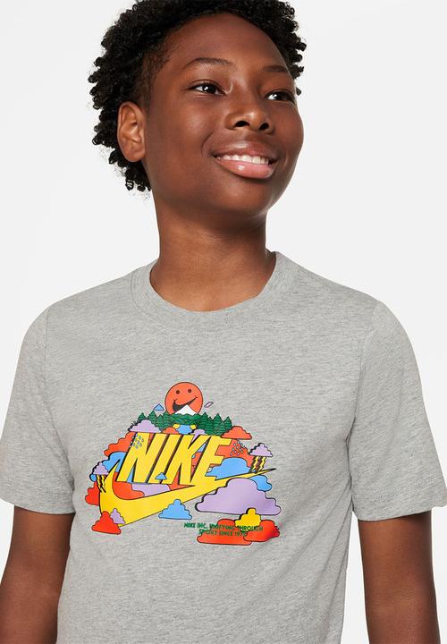Nike - U nsw tee takedown 2 - dk grey heather