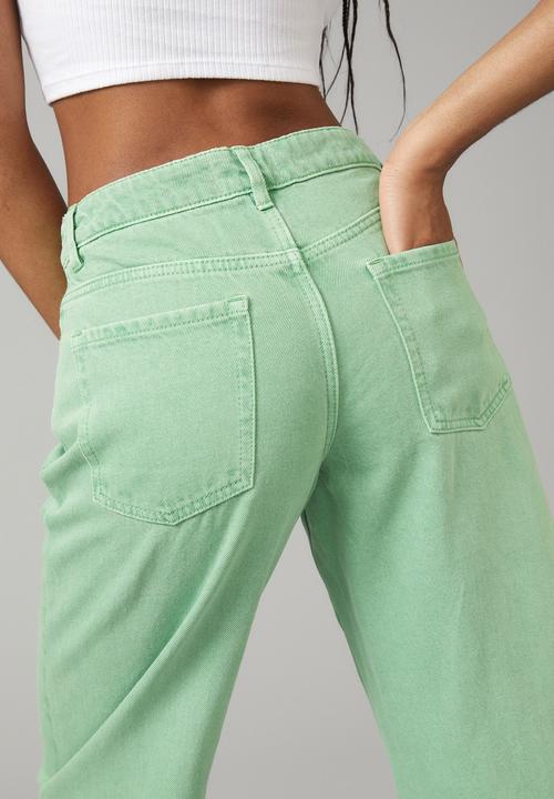 Factorie - Low rise baggy jean - absinthe green