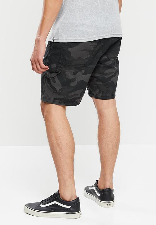DC - Mechanic short 2 - black camo