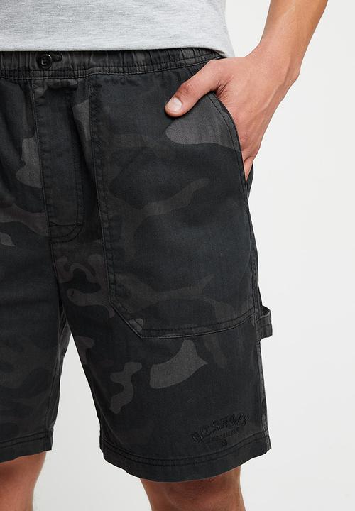 DC - Mechanic short 2 - black camo