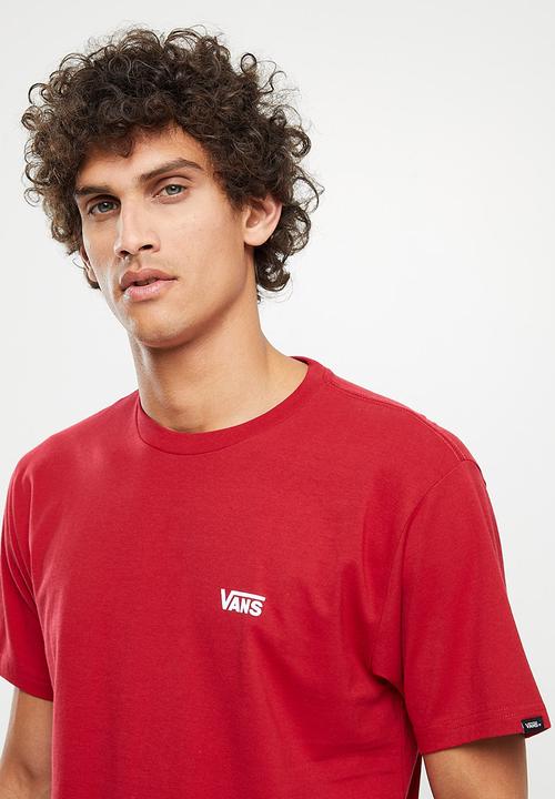 Vans - Mn left chest logo plus short sleeve - chilli pepper