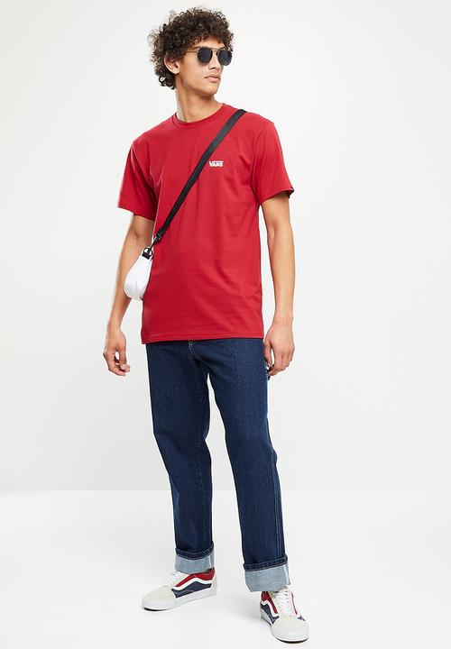 Vans - Mn left chest logo plus short sleeve - chilli pepper