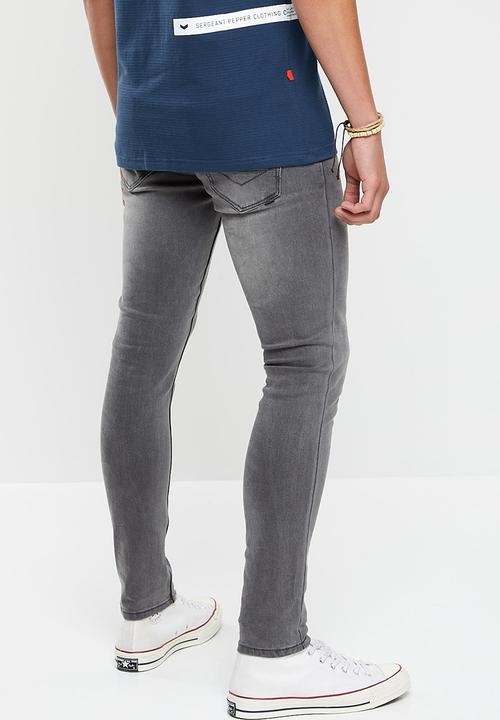 S.P.C.C - Tarmac Signature Trench Fit Super Skinny Jeans  - Washed Grey