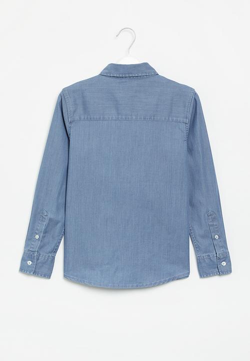 POLO - Boys long sleeve shirt - medium wash