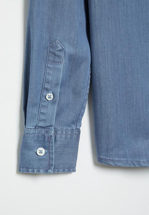 POLO - Boys long sleeve shirt - medium wash