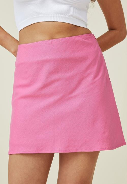 Cotton On - Haven aline mini skirt - fun pink
