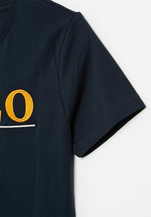 POLO - Boys crested short sleeve tee - navy