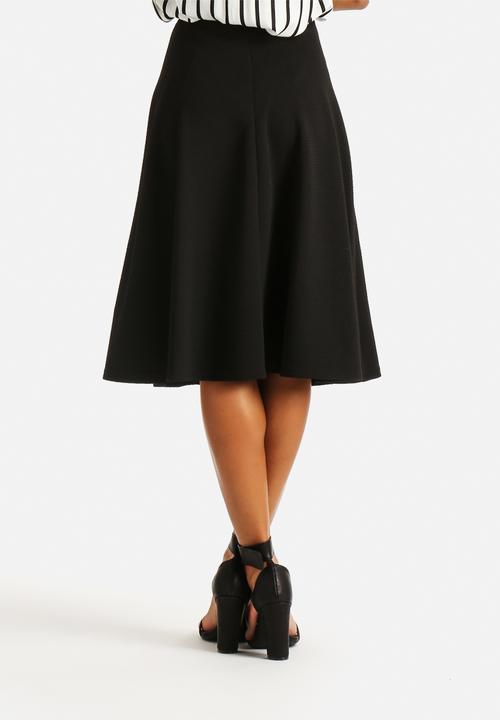 New Look - Texture Waffle Balloon Midi Skirt