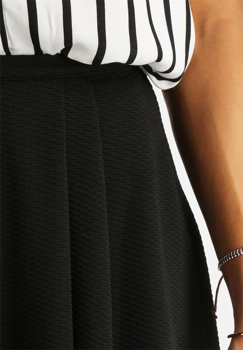 New Look - Texture Waffle Balloon Midi Skirt