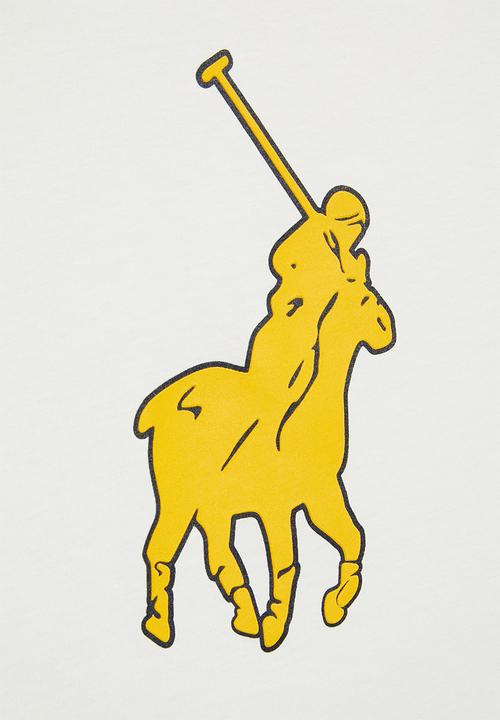 POLO - Boys printed short sleeve tee - off white
