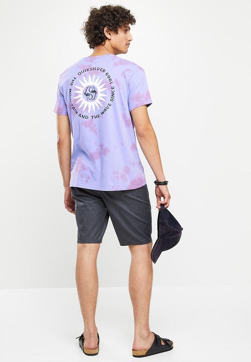 Quiksilver - High tide slide short sleeve - dusty orchid