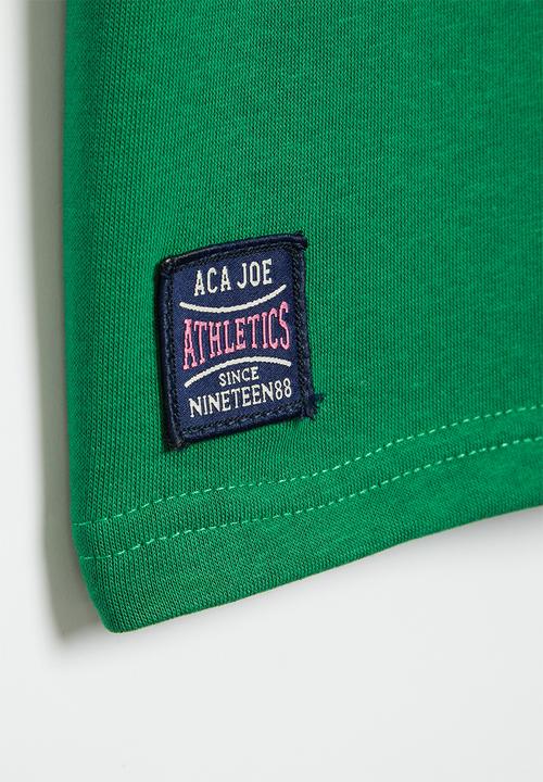 Aca Joe - Girls aca joe printed oversized tee - green