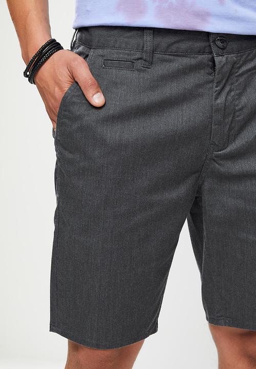Quiksilver - Everyday union stretch - dark grey heather