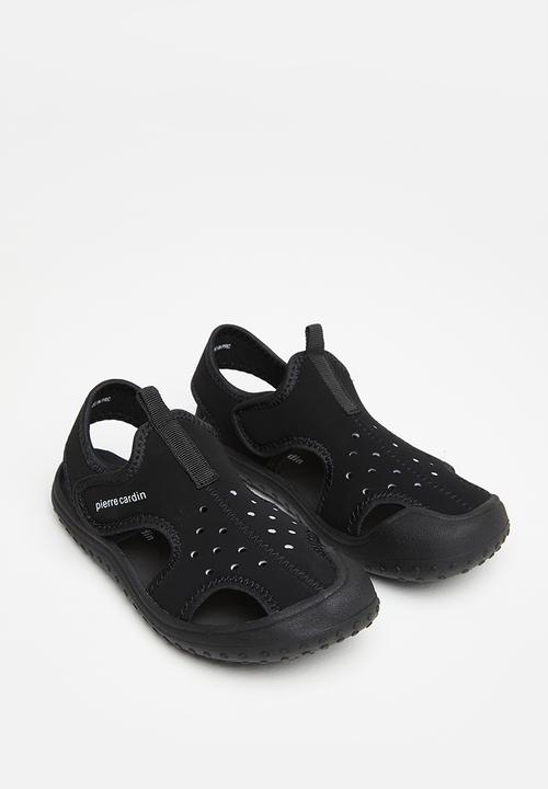 Pierre Cardin - Neoprene sandals - black