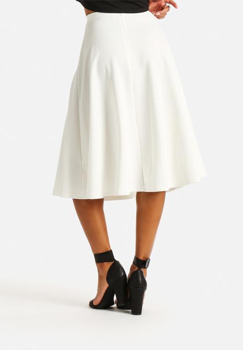 New Look - Texture Waffle Balloon Midi Skirt