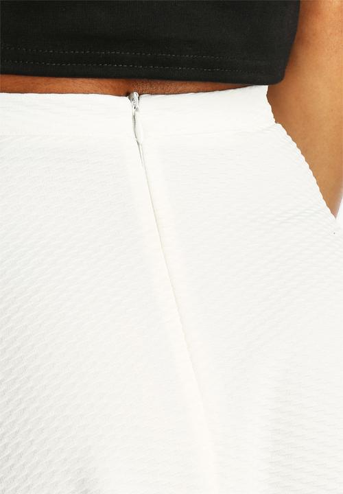 New Look - Texture Waffle Balloon Midi Skirt