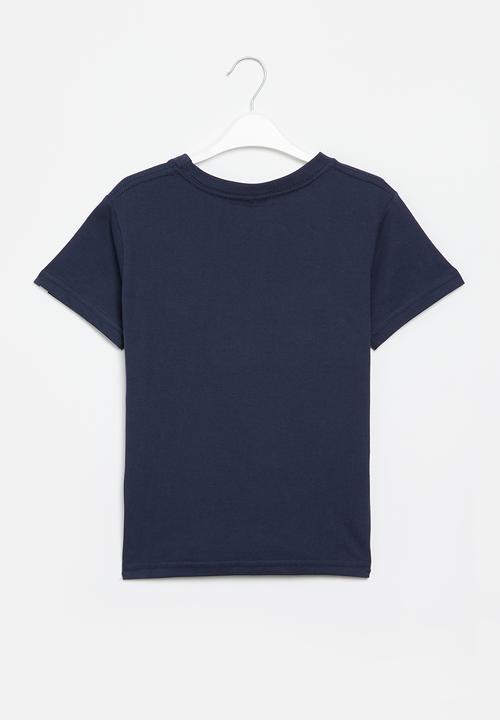 Original Penguin - Square block short sleeve tee - dark sapphire