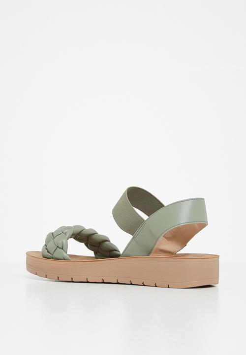 Madison® - Carly slingback woven sandal - olive